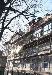 Feralny wypadek na budowie