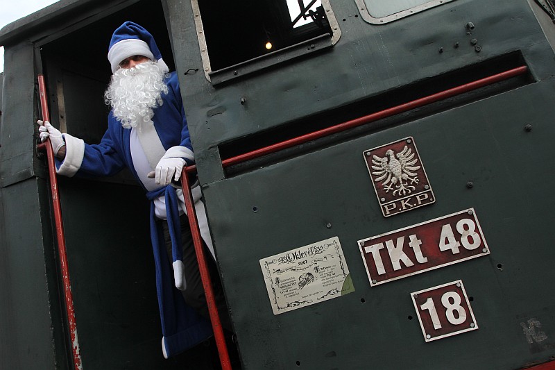 Mikołaj przyjechał pociągiem [VIDEO]
