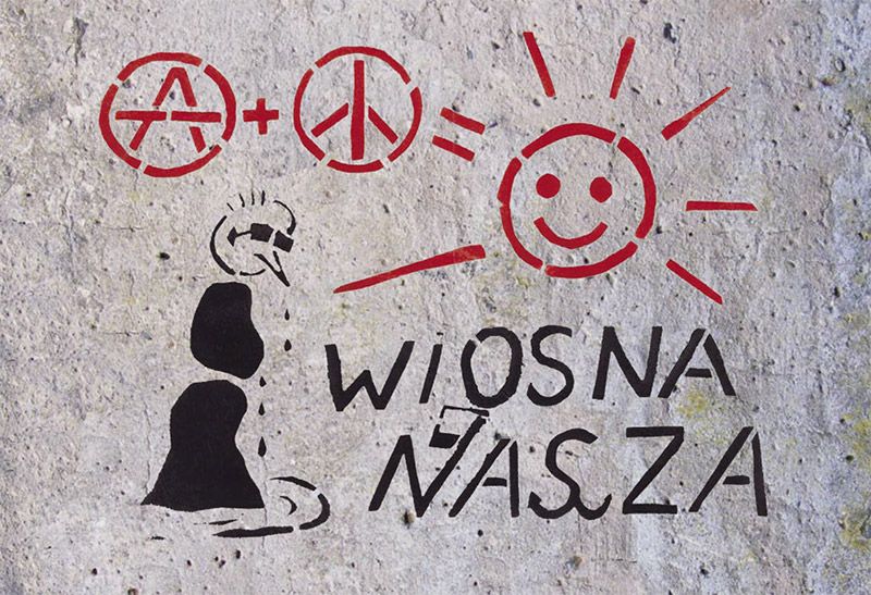 Graffiti w PRL i na świdnickich murach