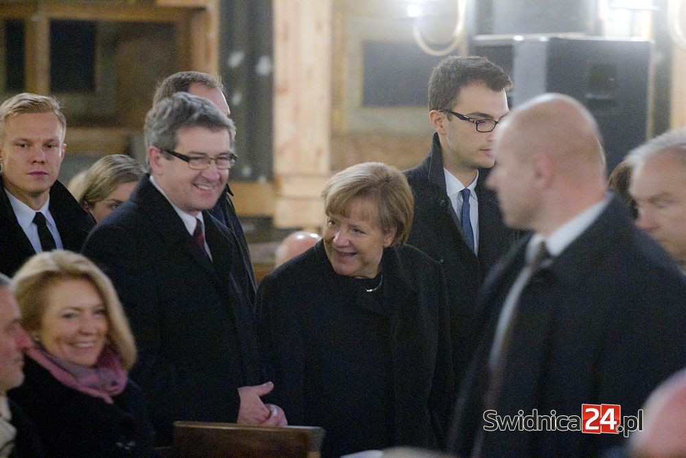 Angela Merkel w Kościele Pokoju