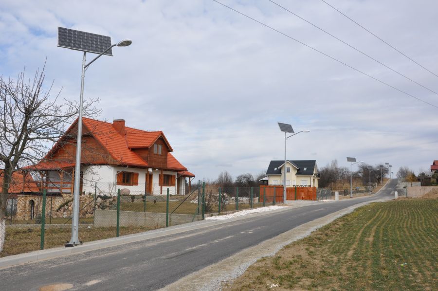Nowe  oświetlenie uliczne w Witoszowie Dolnym