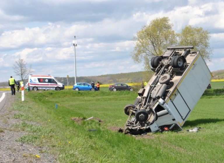 Kierowca miał sporo szczęścia