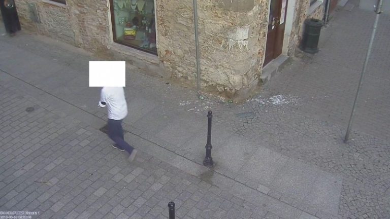 Roztrzaskał butelkę na zabytku [FOTO]