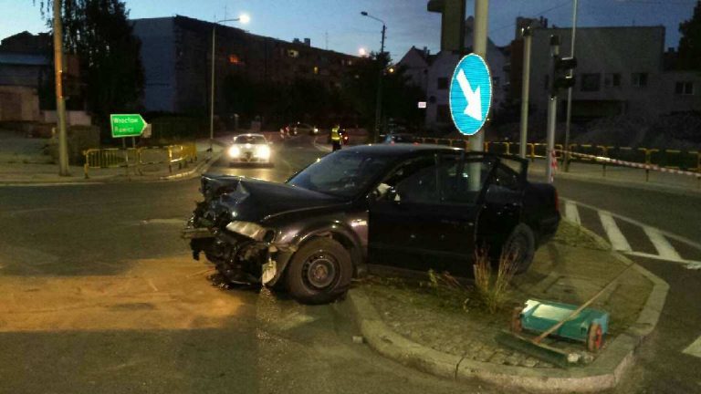 Zderzenie na skrzyżowaniu