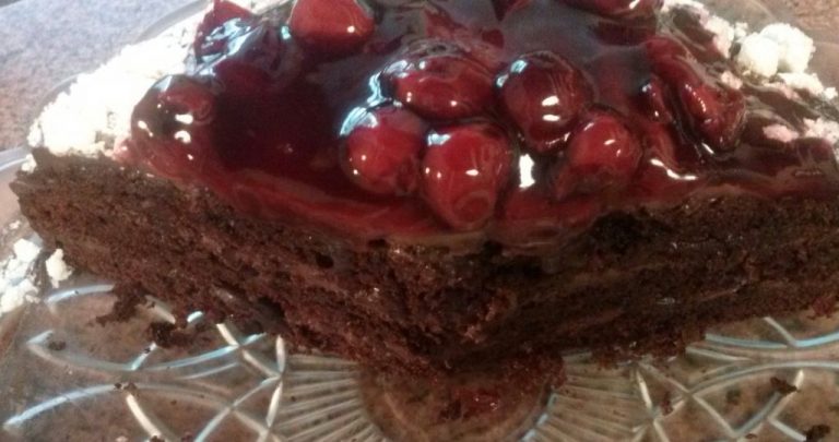 Czary Penelopy: Tort wiśniowo-czekoladowy