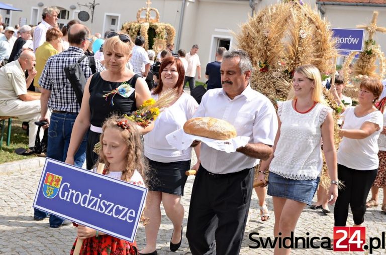 Tłumy na wojewódzkich dożynkach w Krzyżowej [FOTO/VIDEO]