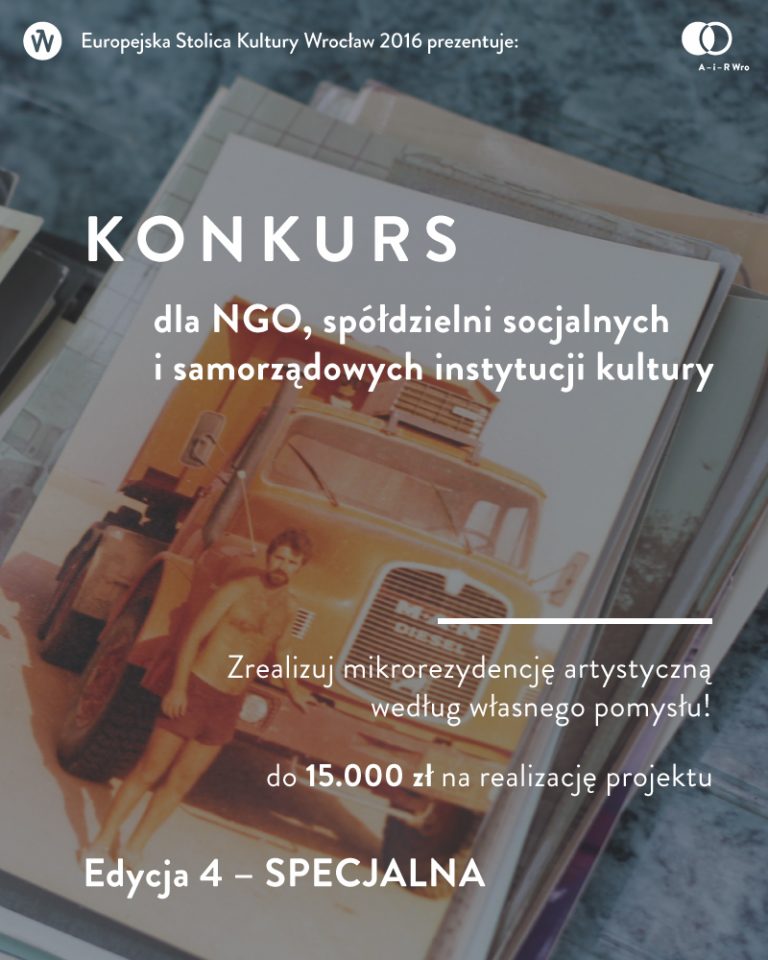 15 tysięcy złotych na rezydencję artystyczną
