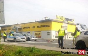 Rowerzysta trafił do szpitala