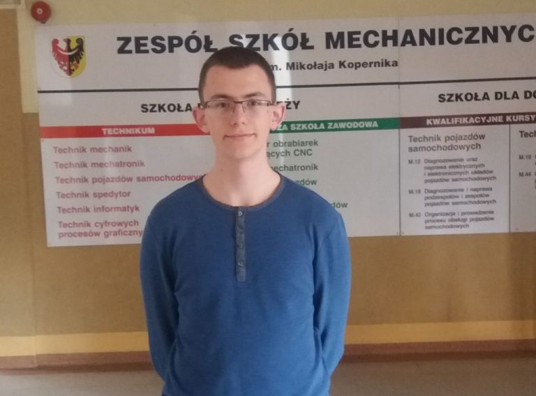 Uczeń „Mechanika” ze stypendium Prezesa Rady Ministrów