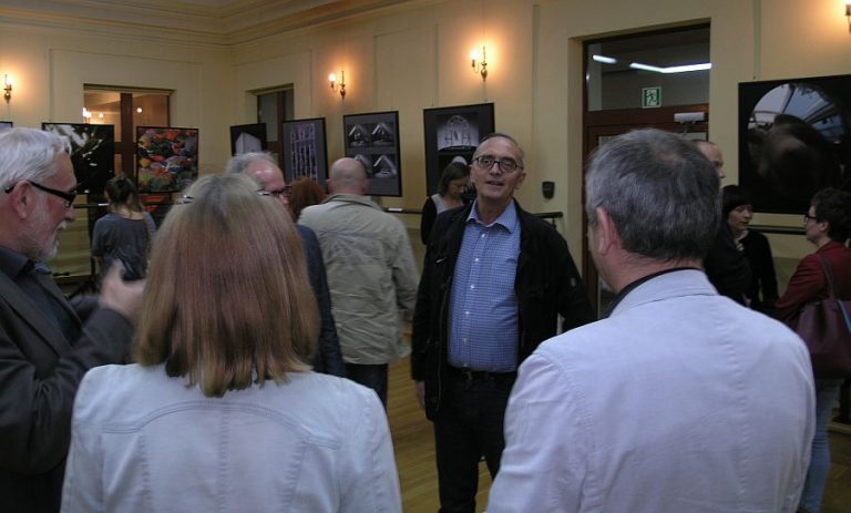 Profesor Bralczyk i Michał Ogórek  na IX Biesiadzie Literackiej w Świdnicy