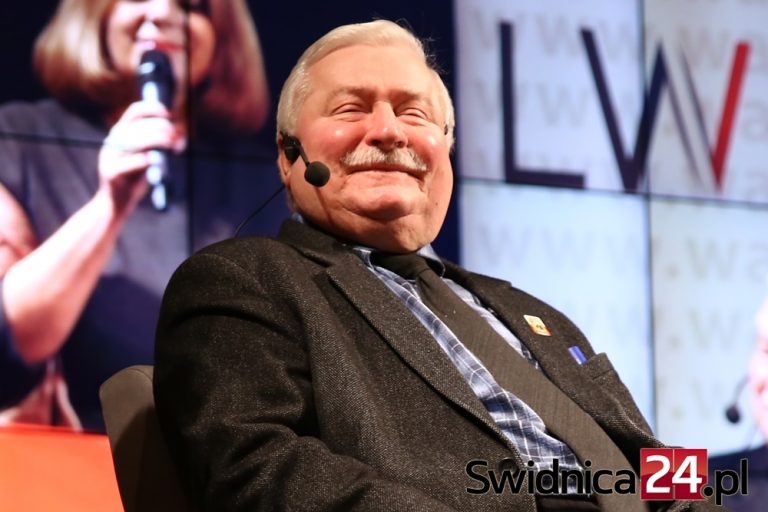 Lech Wałęsa w Świdnicy: Ja chcę wam pomóc odzyskać Polskę