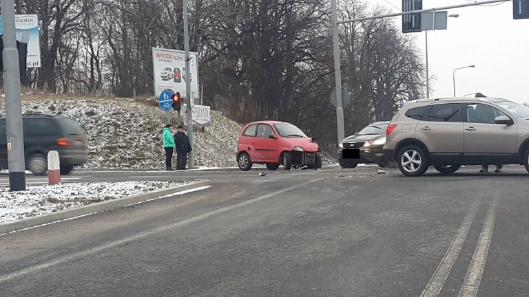 Zderzenie na skrzyżowaniu