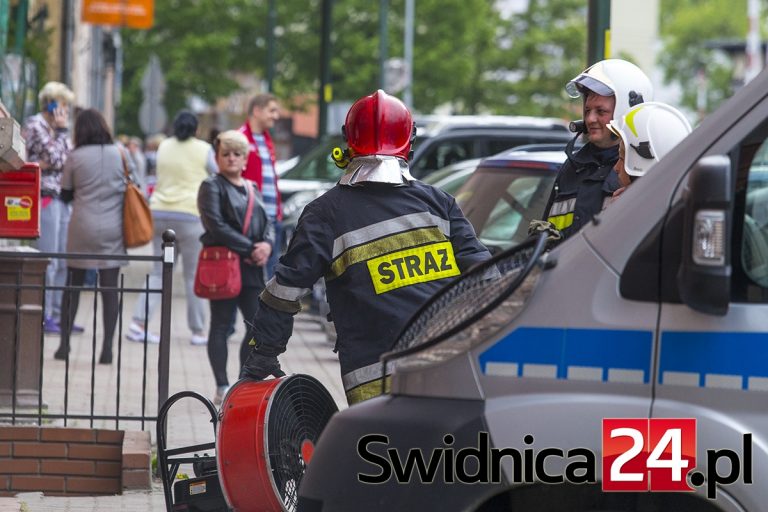 Zadymienie w kamienicy przy ul. księcia Bolko