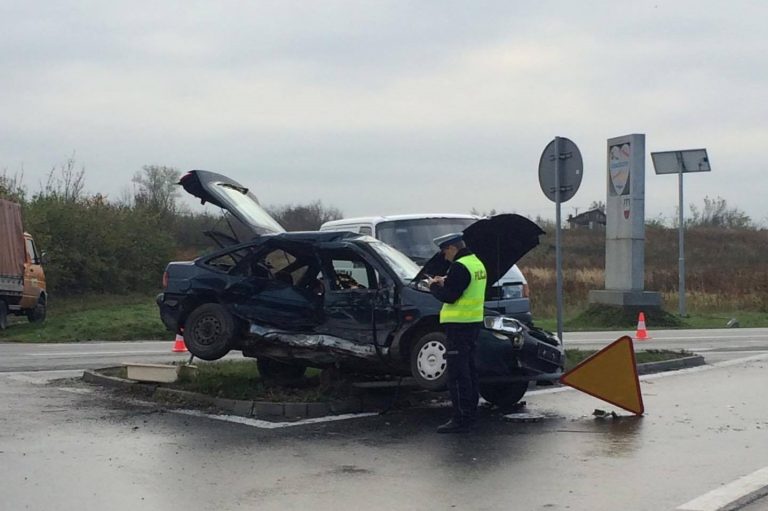 Wypadek śmiertelny w Strzegomiu [FOTO]