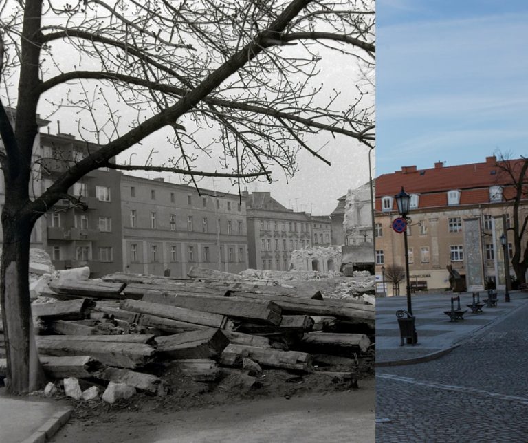 Świdnica wczoraj i dziś. Plac św. Jana Pawła II