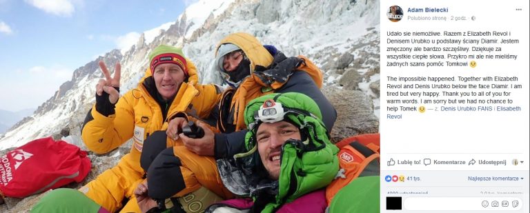 Himalaiści wyprawy na K2 sprowadzili Francuzkę z Nanga Parbat