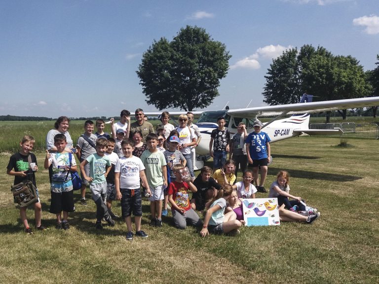 Piknik lotniczy dla dzieciaków z „Serca”