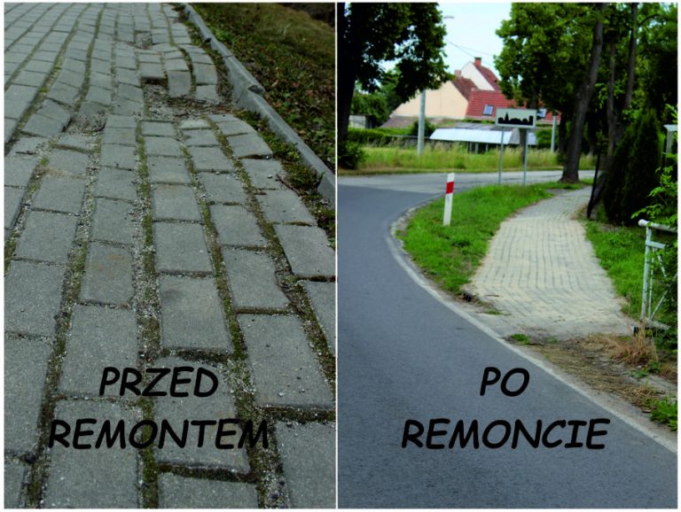 Remonty chodników po interwencjach radnego Łukasza Świeczko