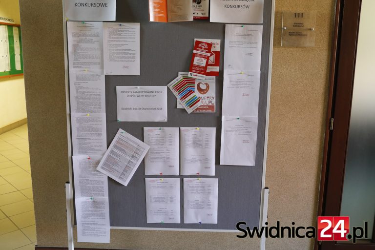 Budżet (nie)obywatelski. Lista projektów tylko na tablicy ogłoszeń