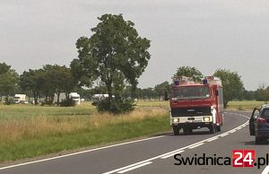 Motocyklista rozbił się pod Tworzyjanowem. Wezwano śmigłowiec LPR