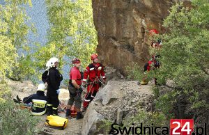 Tragiczny wypadek w strzegomskim kamieniołomie. Zginął 58-letni mężczyzna