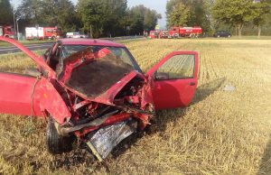 Dachowanie auta pod Granicą