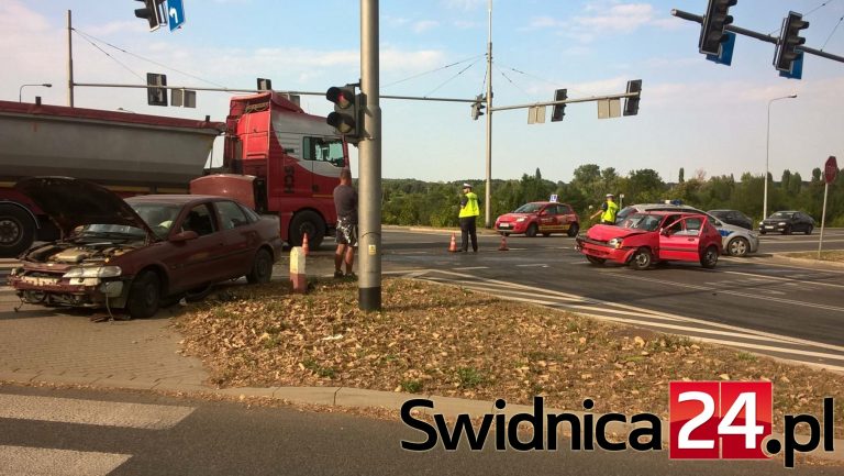 Zderzenie na skrzyżowaniu