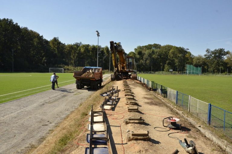 Drugi etap przebudowy stadionu w Żarowie rozpoczęty
