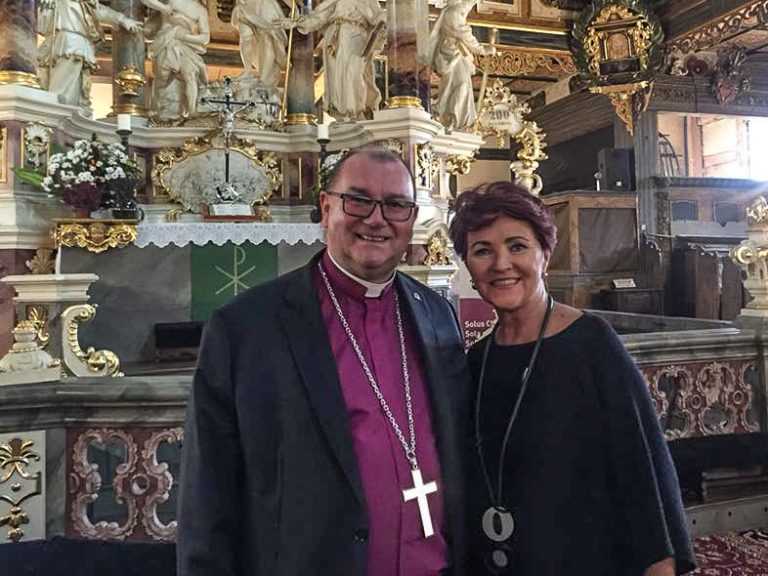 Jolanta Kwaśniewska zachwycona Kościołem Pokoju