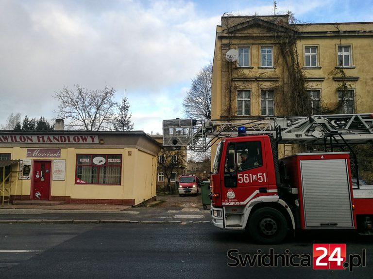 Interwencja służb na Ofiar Oświęcimskich. Przez butle z gazem