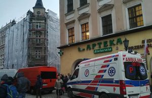 Robotnik spadł z rusztowania w centrum Świdnicy