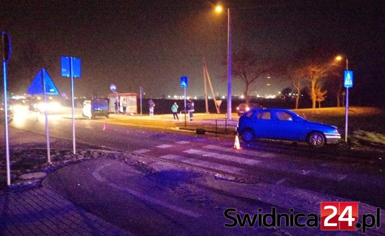 Zderzenie na trasie Świdnica-Wiśniowa