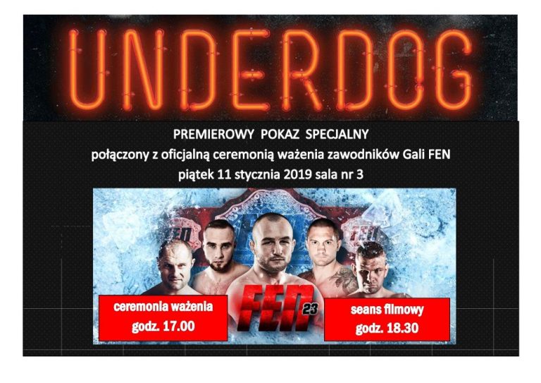 Pokaz specjalny „Underdog” z zawodnikami MMA