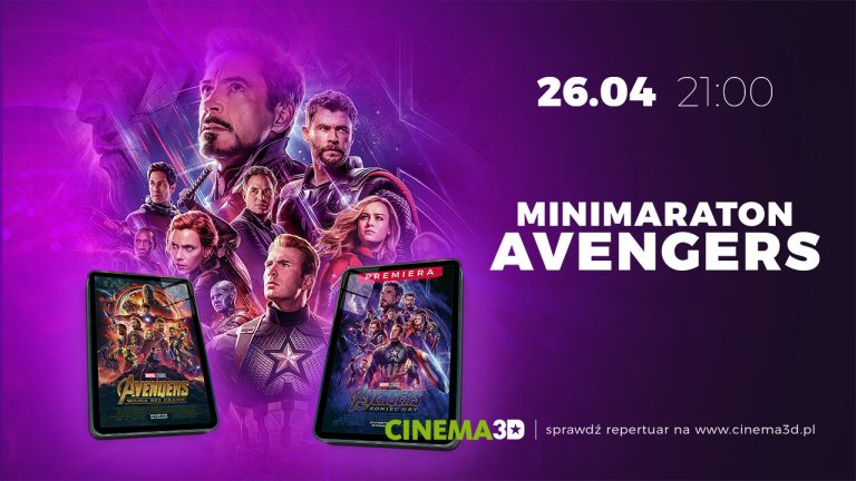 Minimaraton Avengers już wkrótce w Cinema3D