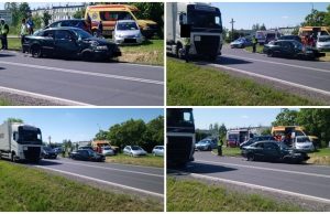 Wypadek w Pszennie. W samochodzie były dzieci