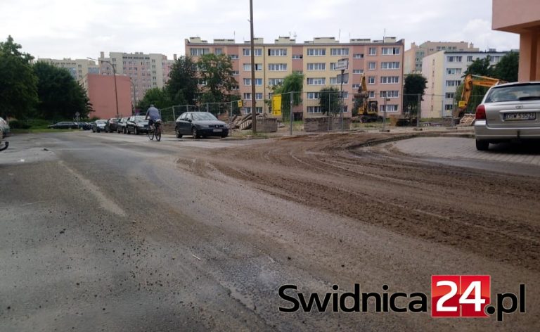 „Toniemy w błocie!” Ruszyły wykopy po dawnym Domosie [FOTO]