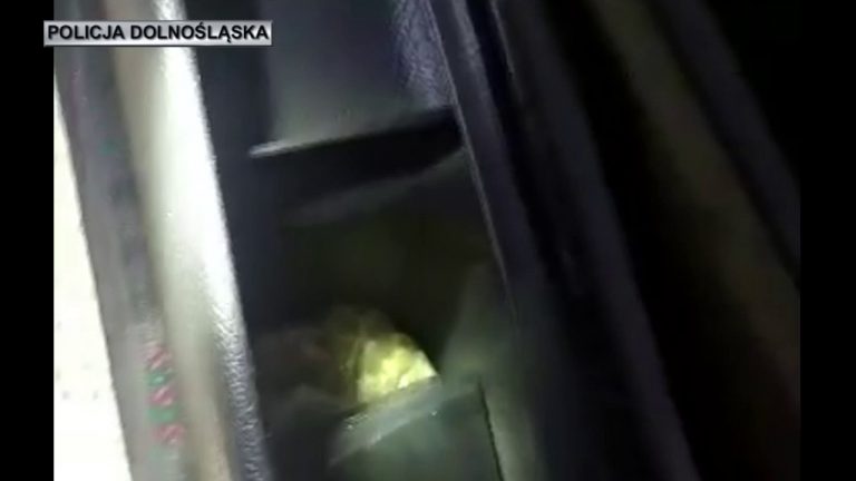 Narkotyki ukrył w skrytce w drzwiach. 21-latek wpadł podczas kontroli drogowej