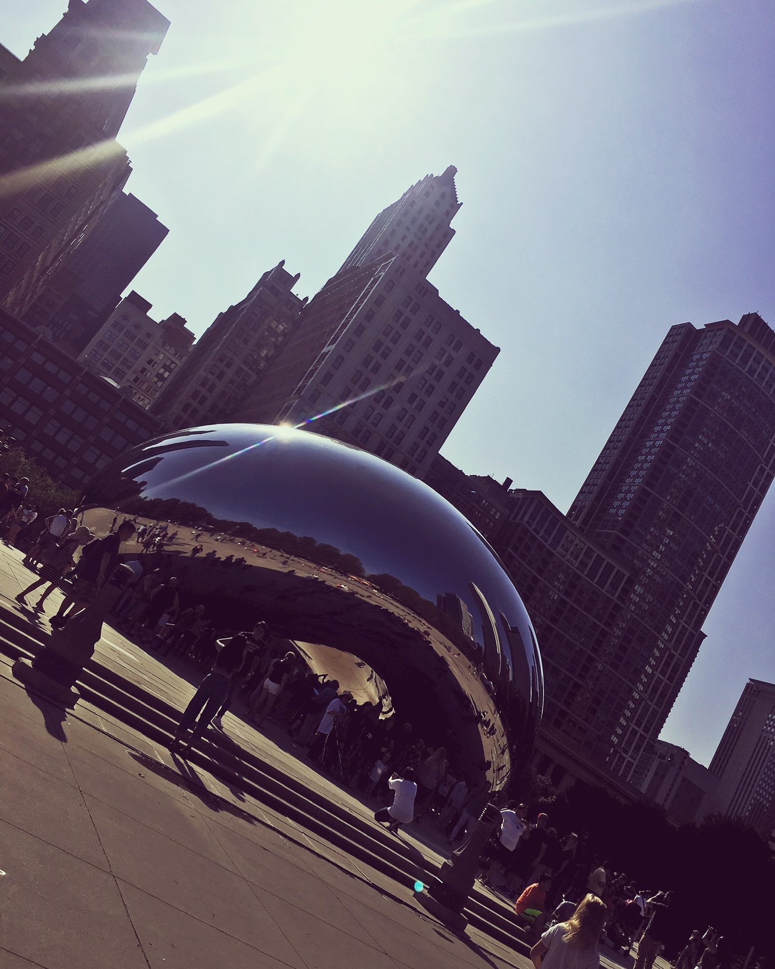 USA, Chicago, Millennium Park, Cloud Gate, fot. Viktoria Szczypińska