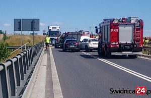 Zderzenie na łączniku. Uwaga na utrudnienia