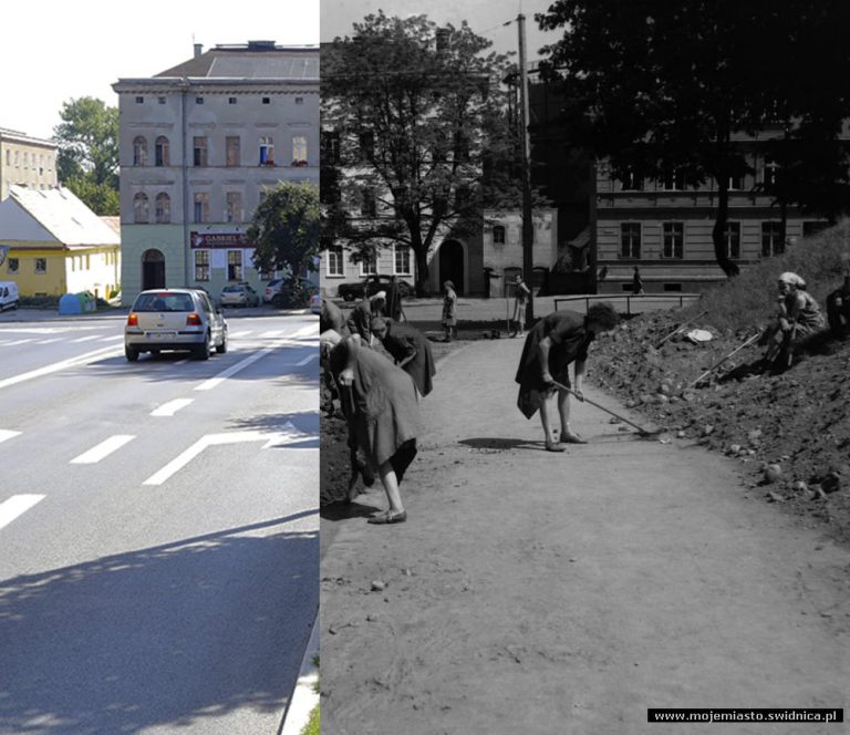 Świdnica wczoraj i dziś. Ul. 1 Maja