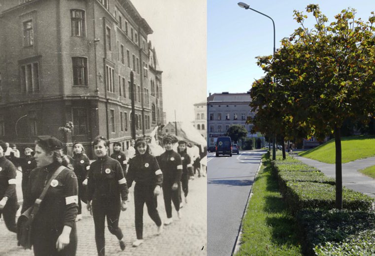 Świdnica wczoraj i dziś. Ul. 1 Maja