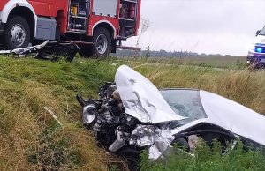 Wypadek pod Mielęcinem. 5 osób zabrano do szpitala