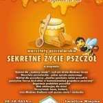 warsztaty pszczelarskie gniewkow 2019 plakat