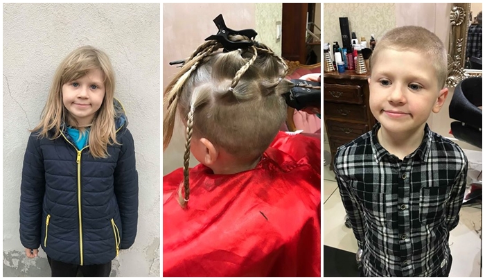 7-letni Olek zapuścił i ściął włosy dla dzieci z chorobą nowotworową [FOTO]