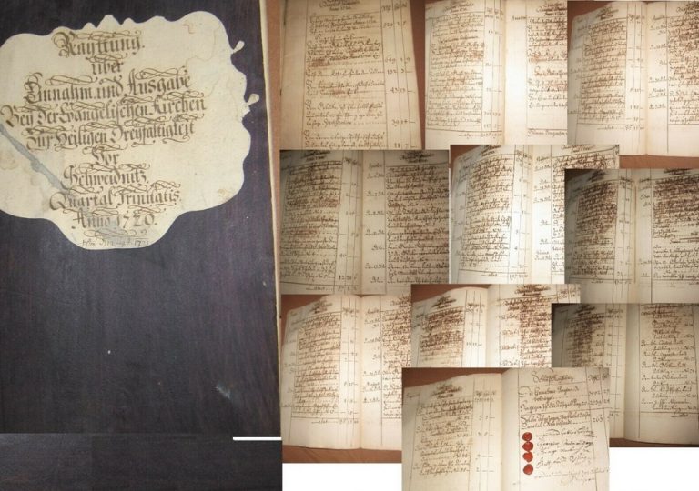 O przychodach, pożyczkach i szczodrości. 300-letni manuskrypt z Kościoła Pokoju