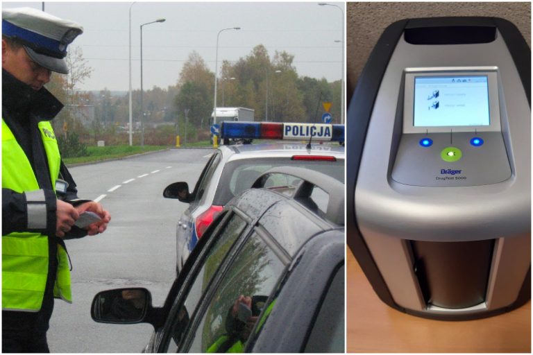 Jechał pod wpływem narkotyków. Policja wykorzystała nowy sprzęt