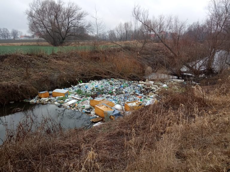 W lutym społecznicy wyciągnęli z rzeki tony śmieci. Zarządca do dziś ich nie wywiózł