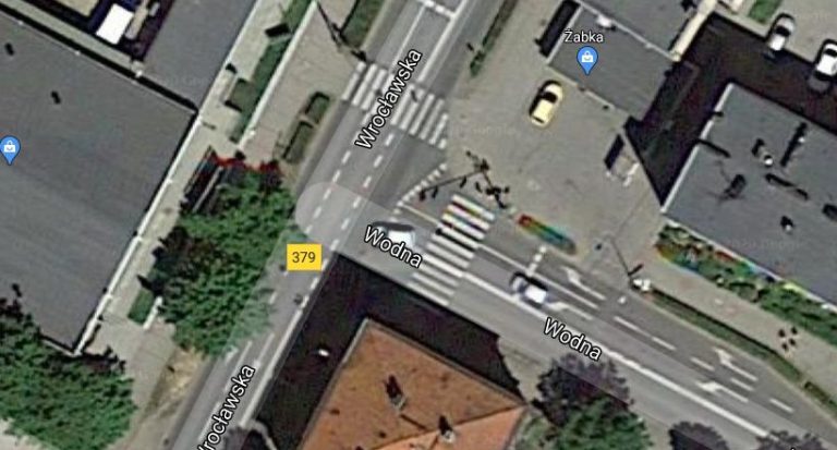 Potrącenie na przejściu dla pieszych