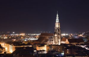 Widok z Wieży Ratuszowej w Świdnicy, 5 luty 2020, fot. Rafał Dobrowolski