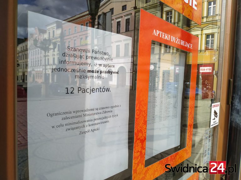 Zmiany w działalności aptek. Wprowadzono środki ostrożności